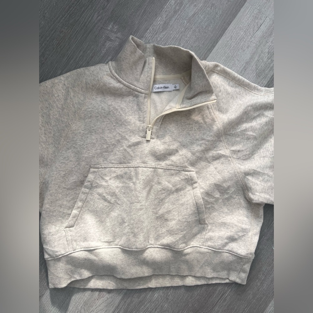 Calvin Klein quarter zip sweater
